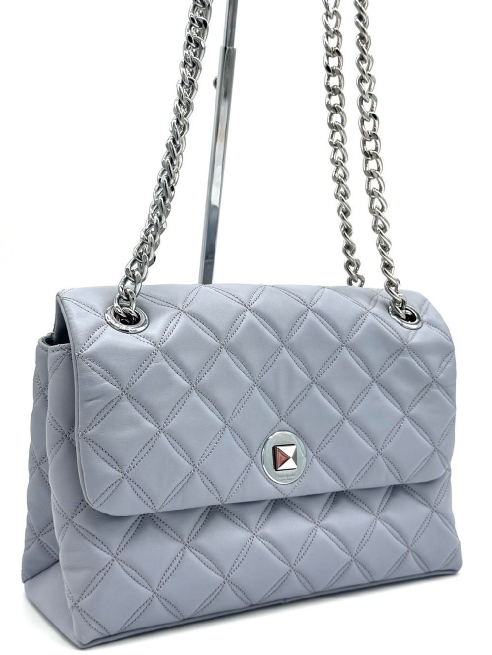 Kate Spade Natalia Medium Flap Shoulder Bag Midnight Blue